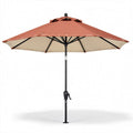 Parasol déporté avec structure en métal et toile imperméable 240 x 240 x 250cm